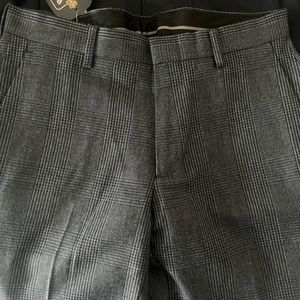 New with tags Jcrew dark grey slim fit prince of whales trousers 29/32